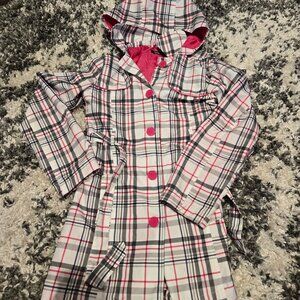 George Girls Plaid Hooded Jacket – Size 16